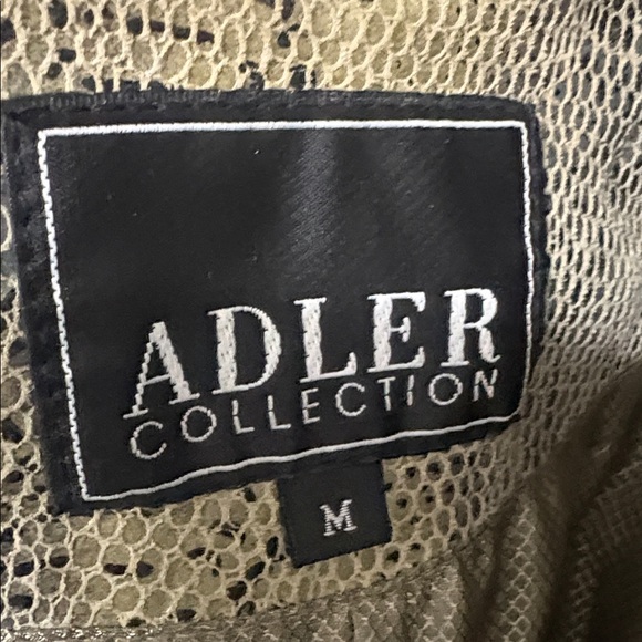 Adler snake print Leather jacket size M - Picture 10 of 10